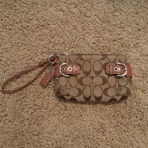 Coach hand held purse